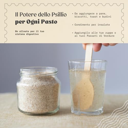 Detalle de NaturaleBio Bucce di Psillio Bio 99%: fibre pure e vegan, senza glutine