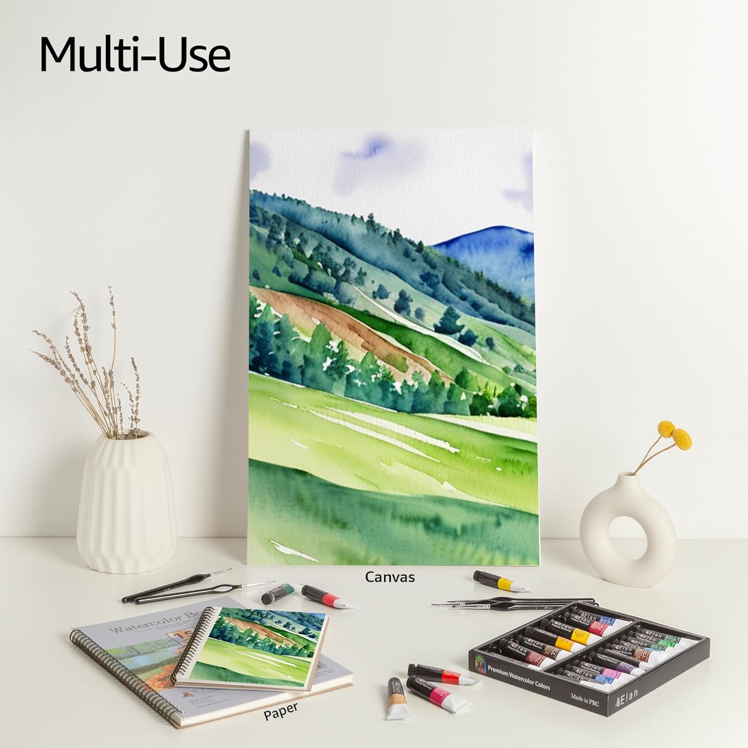 Thumbnail 2 de Elan Kit Peinture Aquarelle 24 tubes 🎨