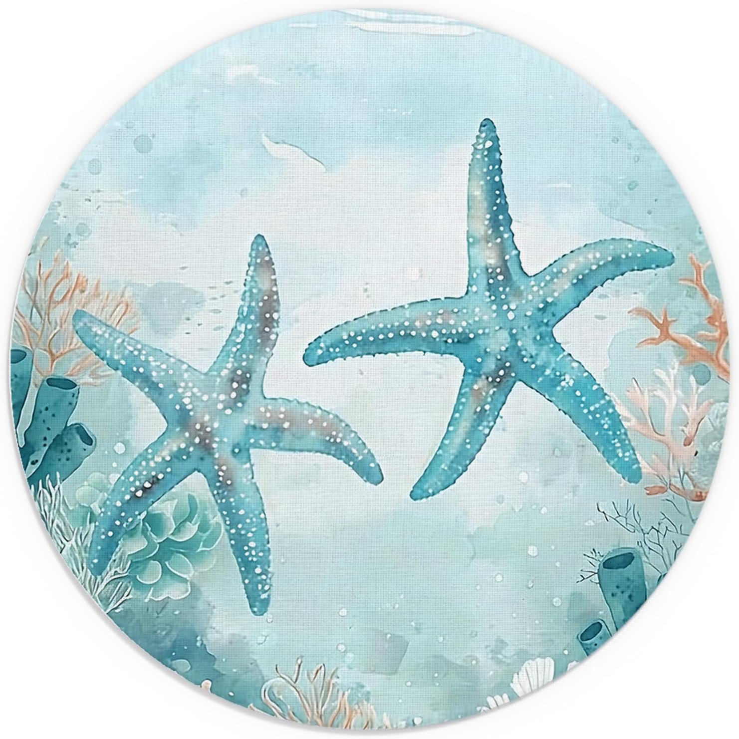 Detalle de GDJIEGBC Sea Starfish Mouse Pad 7.9 x 7.9 Inch