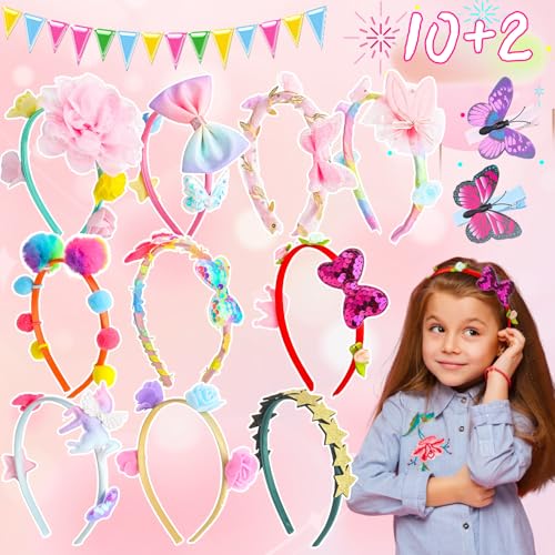 Thumbnail 1 de GSrenyu 12 Headband Making Kit for Girls – Creative DIY Craft Gift for 4–9 Year Olds