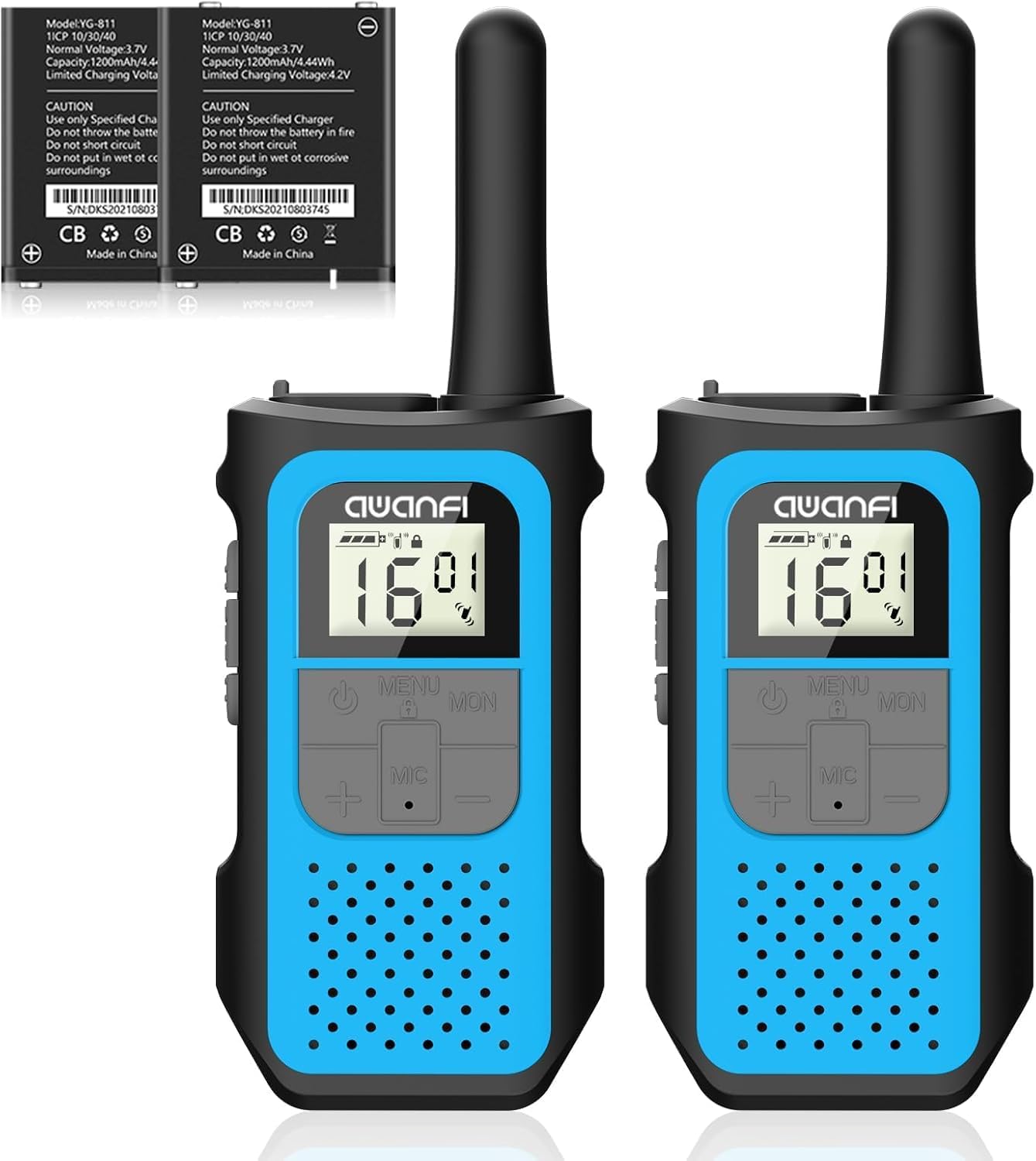 Detalle de AWANFI Walkie Talkies for Adults & Kids 2 Pack ๐