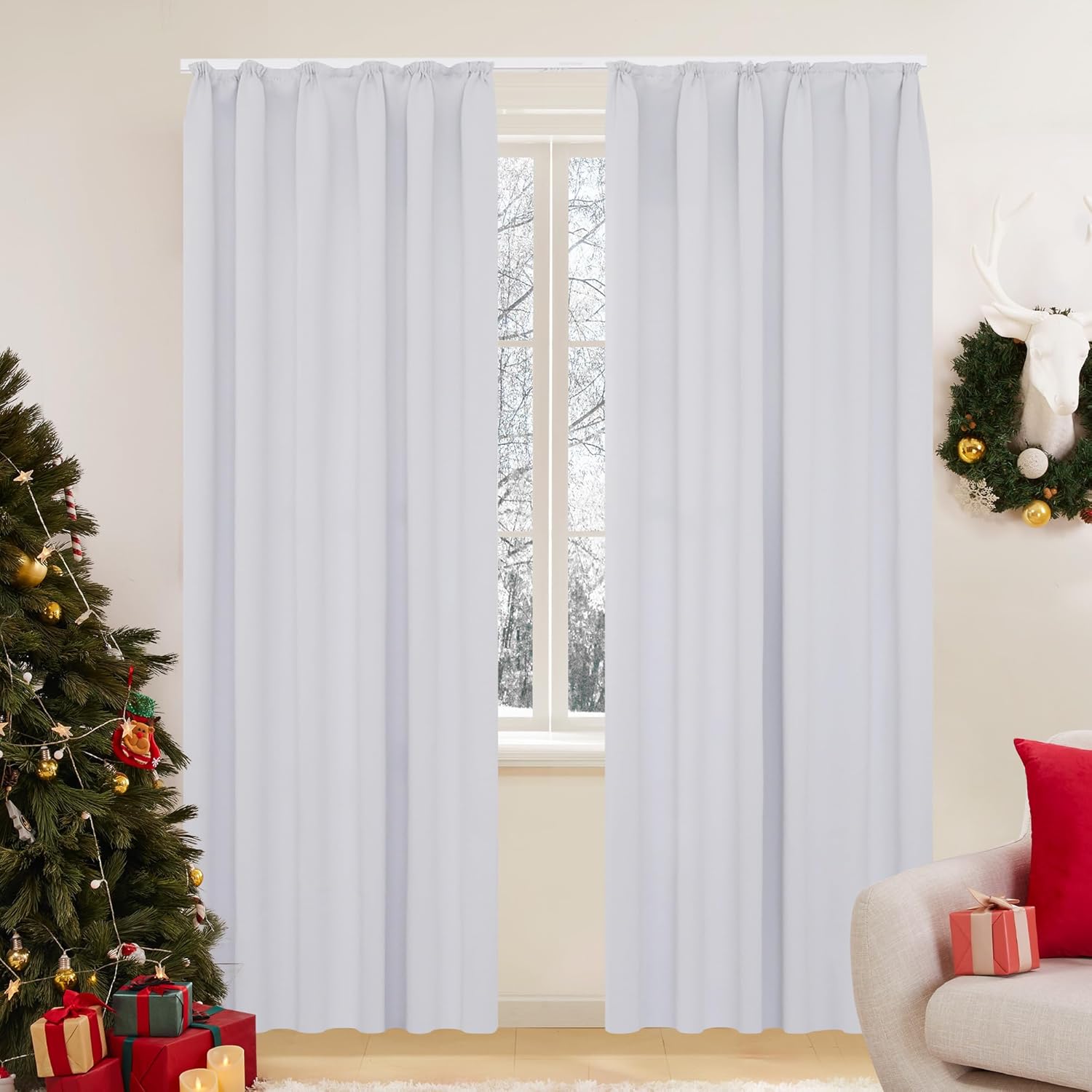 Thumbnail 8 de Deconovo Cortinas Opacas Térmicas para Habitación Infantil 💤