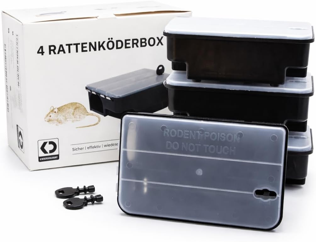Köder-Discount Rat & Mouse Bait Station 2-pack 🐭