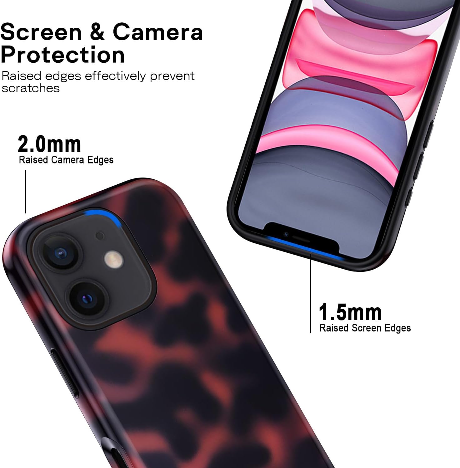Thumbnail 4 de XTCASE iPhone 11 coque motif léopard anti-chocs