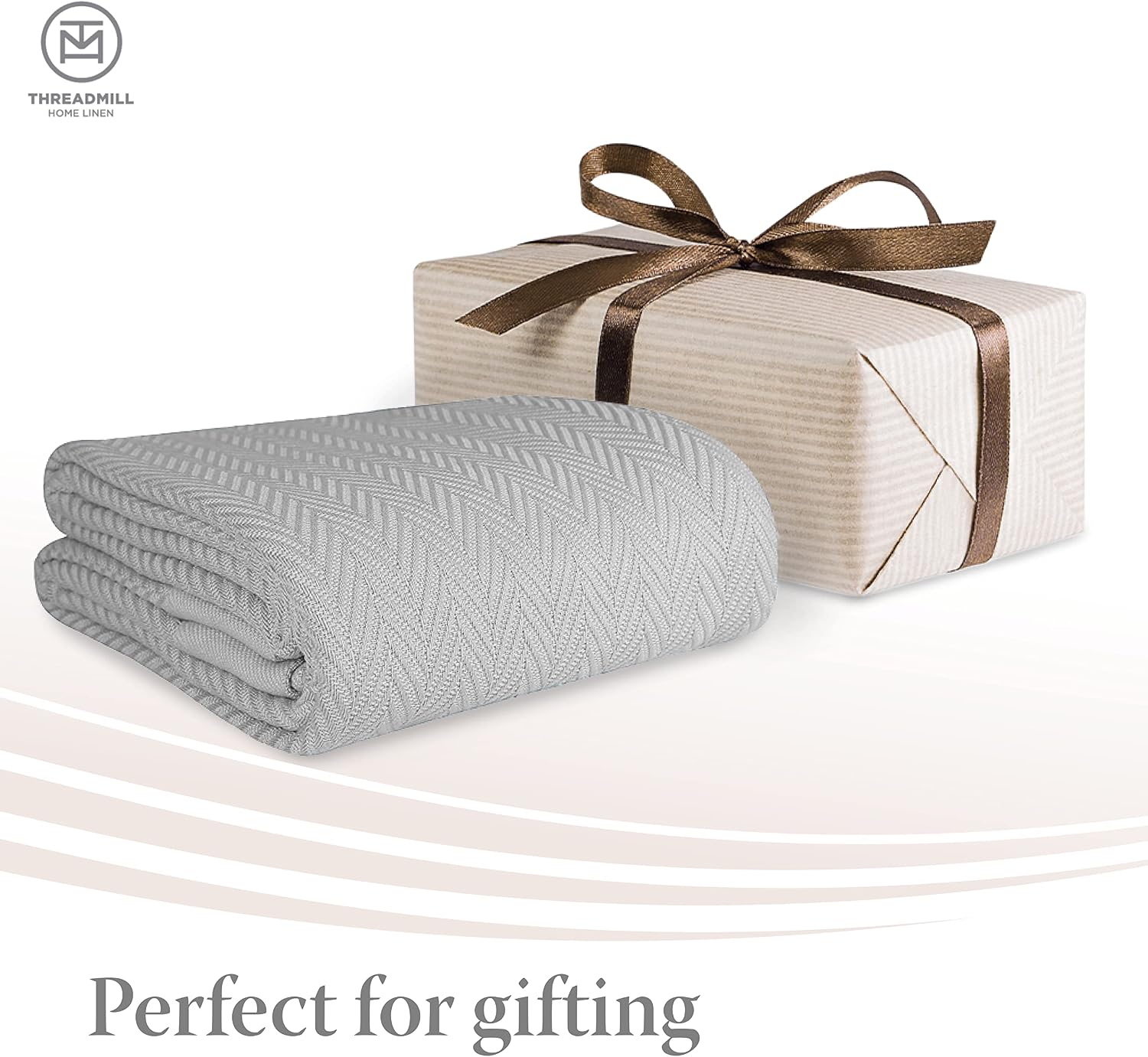 Detalle 2 de Threadmill Luxury Cotton King Size Blanket 100% Cotton