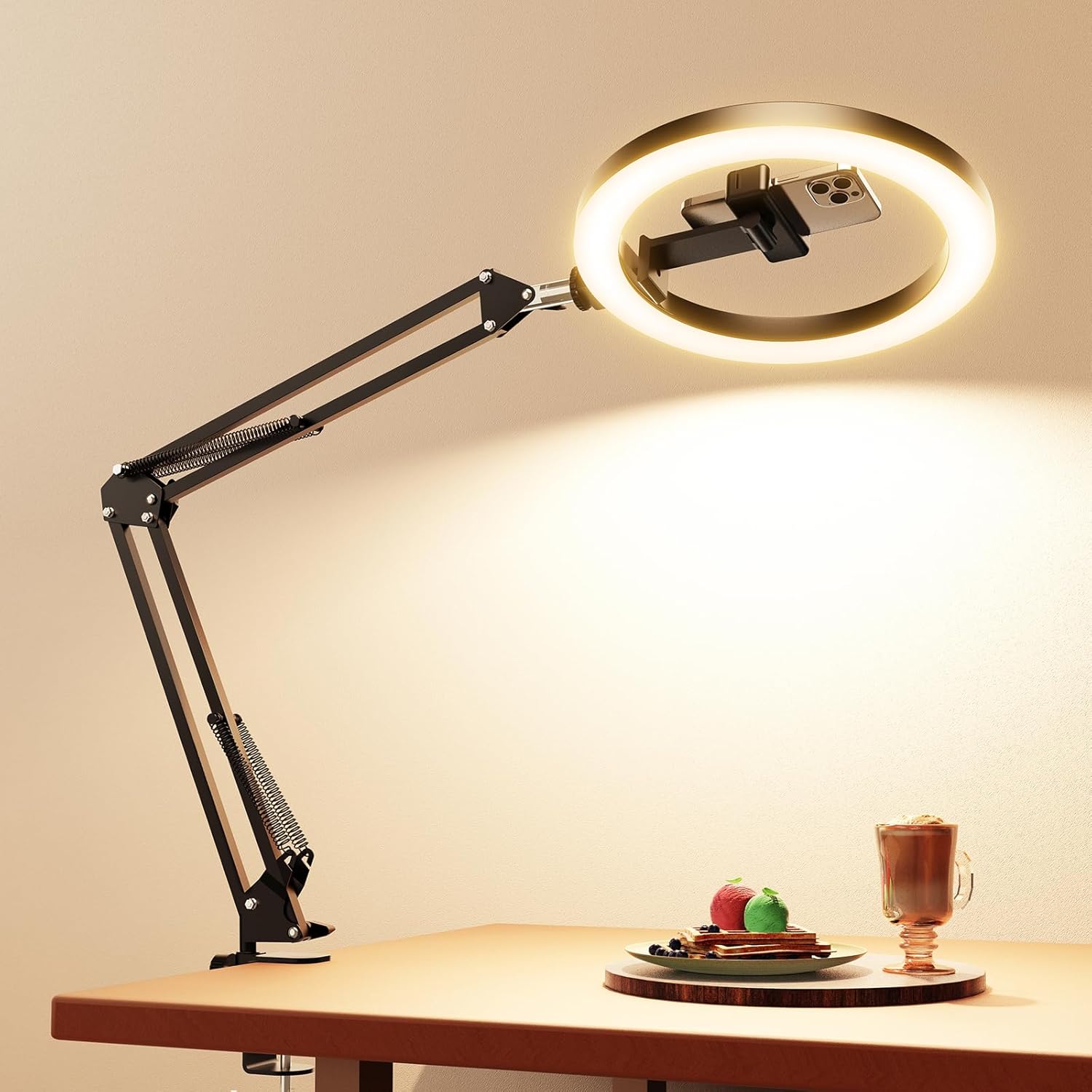 Detalle de Upgrade Ring Light 10” Selfie Light for Desk