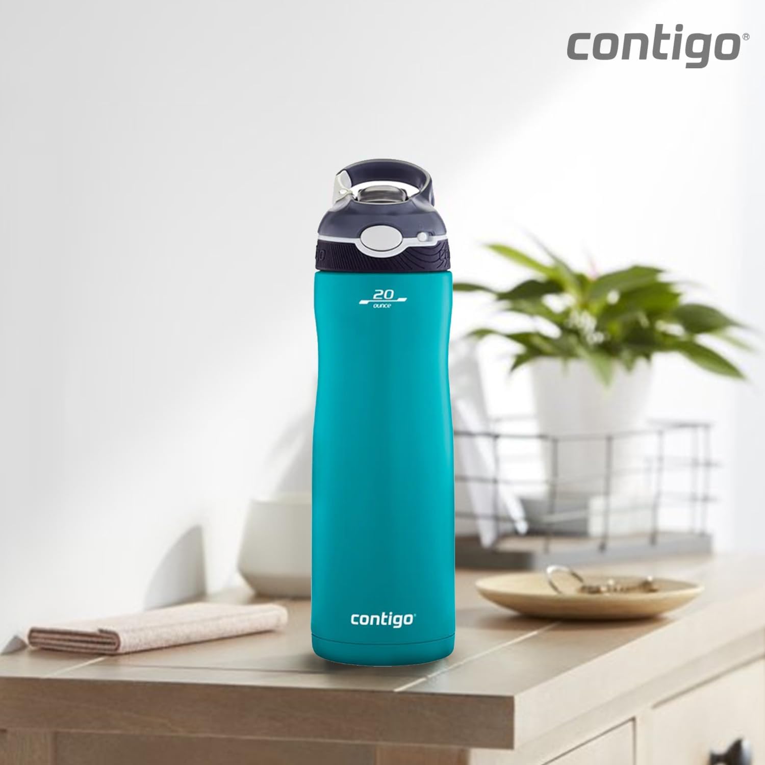Thumbnail 1 de Contigo Ashland Chill Autospout Insulated Water Bottle, 590 ml