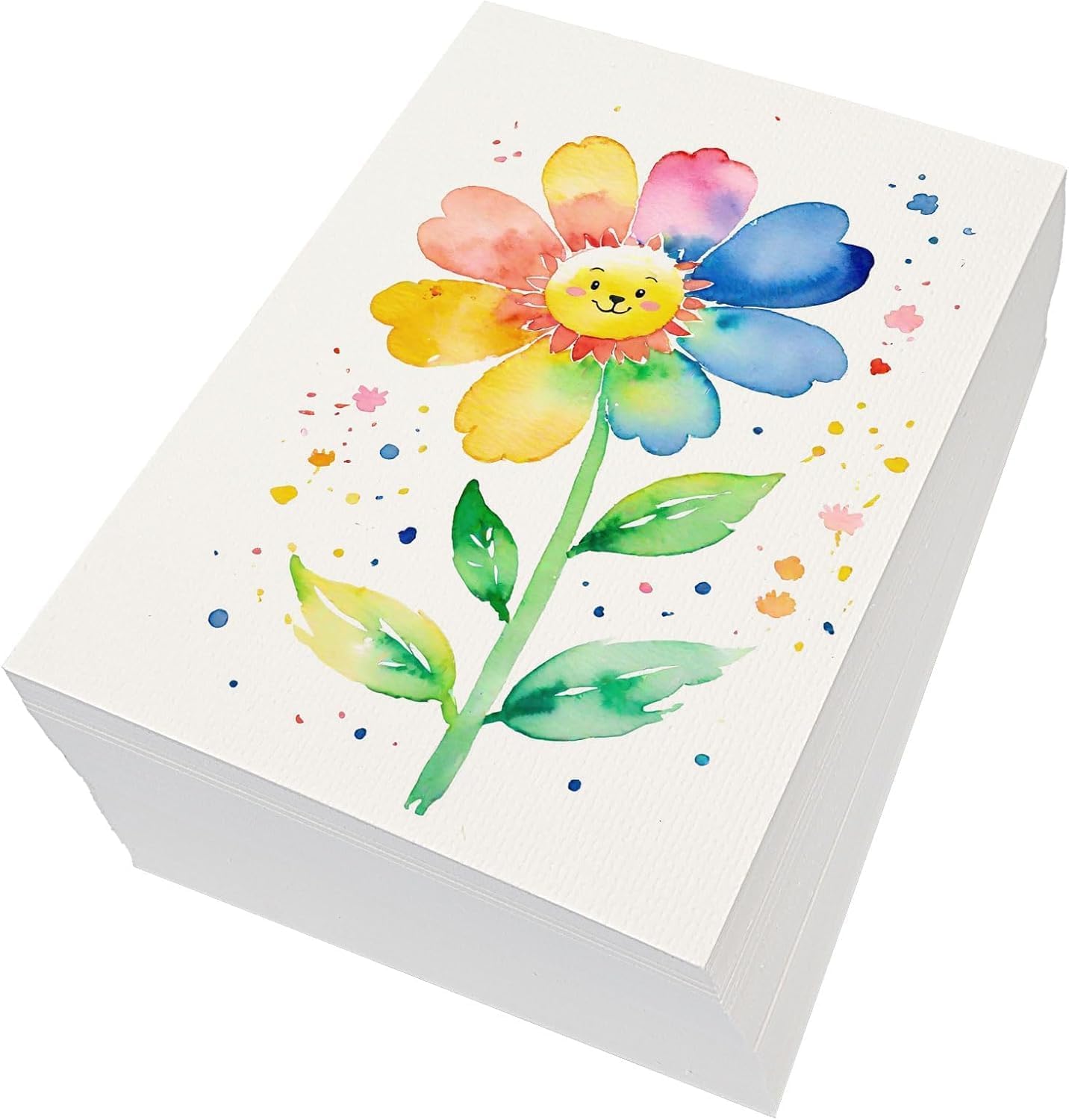 Detalle de 120 Sheets Watercolour Paper Bulk (140 lb / 300 GSM) - Cold Press