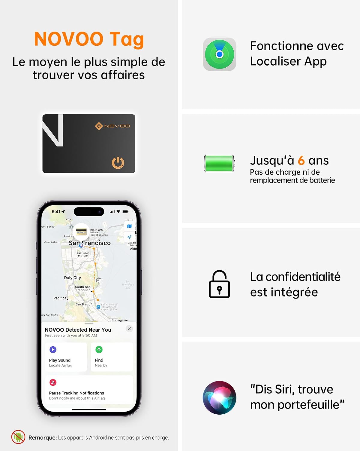 Detalle 2 de NOVOO Localisateur Traceur 6 ans