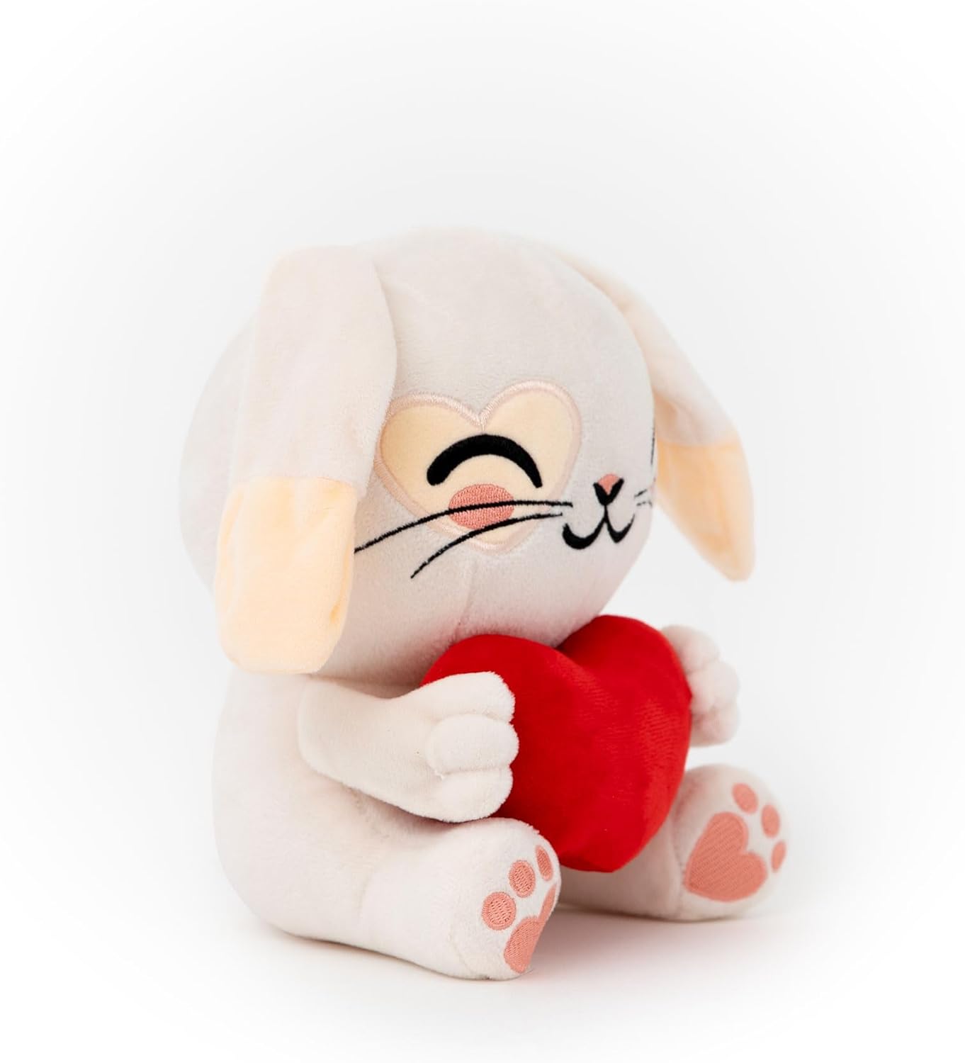 Detalle de Mr. Wonderful – Peluche Lapin avec Cœur : douceur et gaieté pour un cadeau romantique