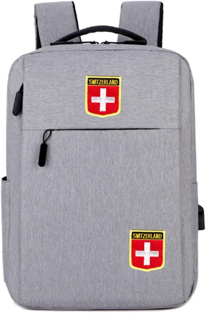 Detalle 2 de Uijokdef Switzerland Flag Patch, 2.76 x 2.36 in