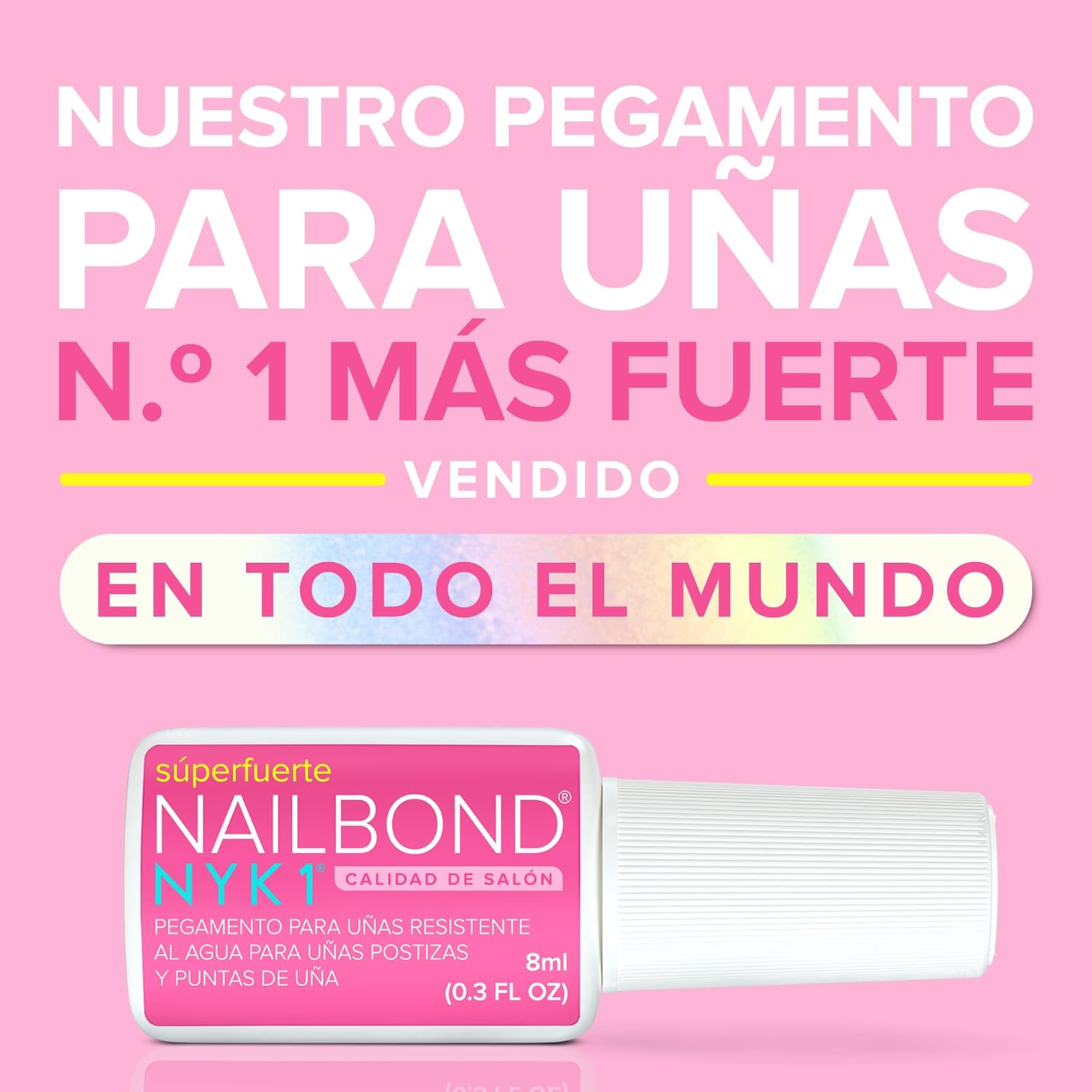 Thumbnail 1 de NYK1 NailBond: Pegamento para Uñas Postizas Súper Fuerte (8 ml)