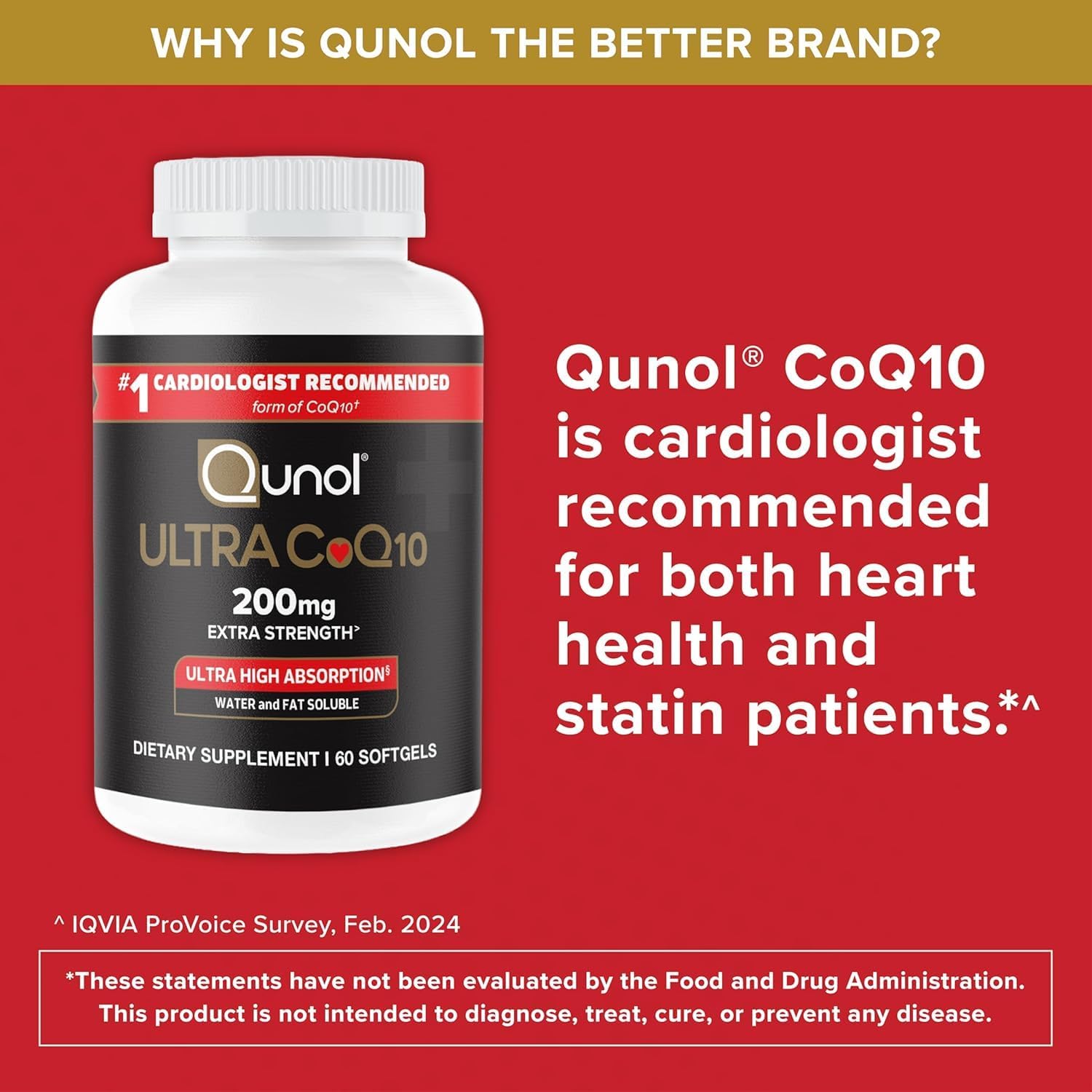 Thumbnail 2 de Qunol Ultra CoQ10 200mg Softgels, 60 Count, Ultra-High Absorption