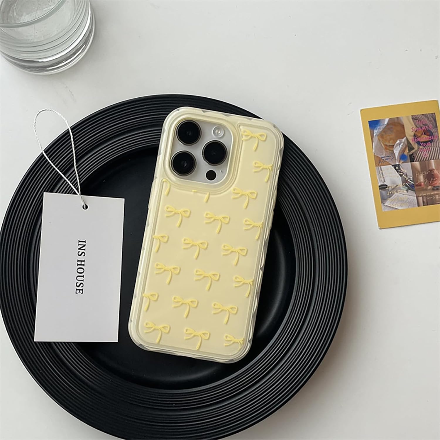 Thumbnail 5 de Bowknot aesthetic TPU bumper case for iPhone 16 Pro (6.3 inch) by xoniery – Yellow