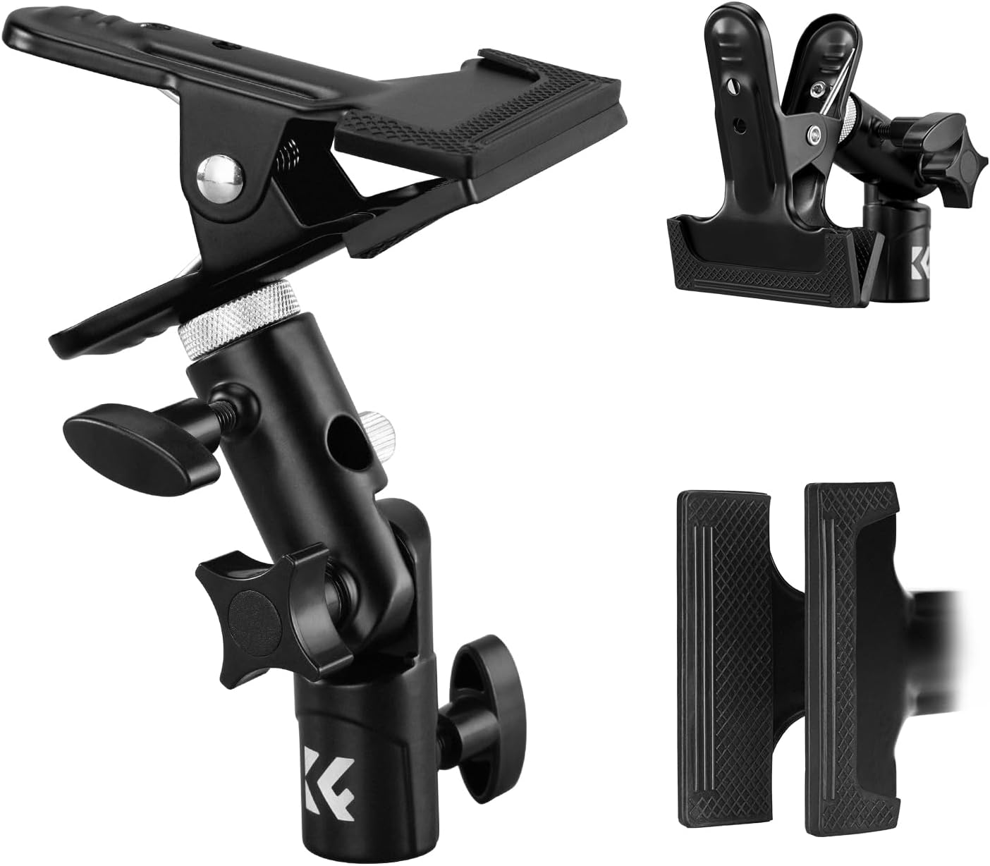 Detalle de K&F CONCEPT Heavy Duty Reflektorklammer 180° verstellbar
