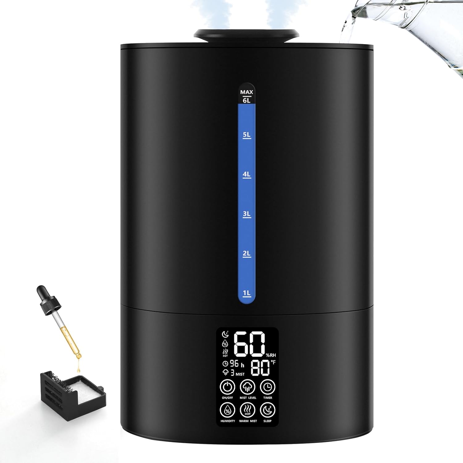 6L Humidifier for Large Room 🏠