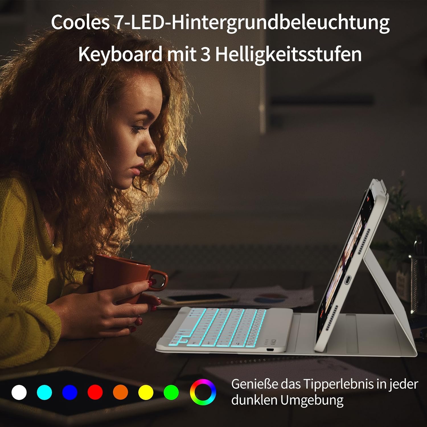 Thumbnail 4 de zoyu Hülle mit Tastatur für iPad 11 Zoll