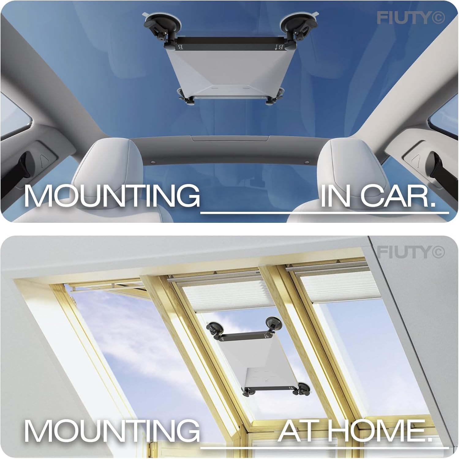 Detalle de FIUTY for Starlink Mini Suction Cup Mount: Solid, Tool-Free Car Mounting for Starlink Mini