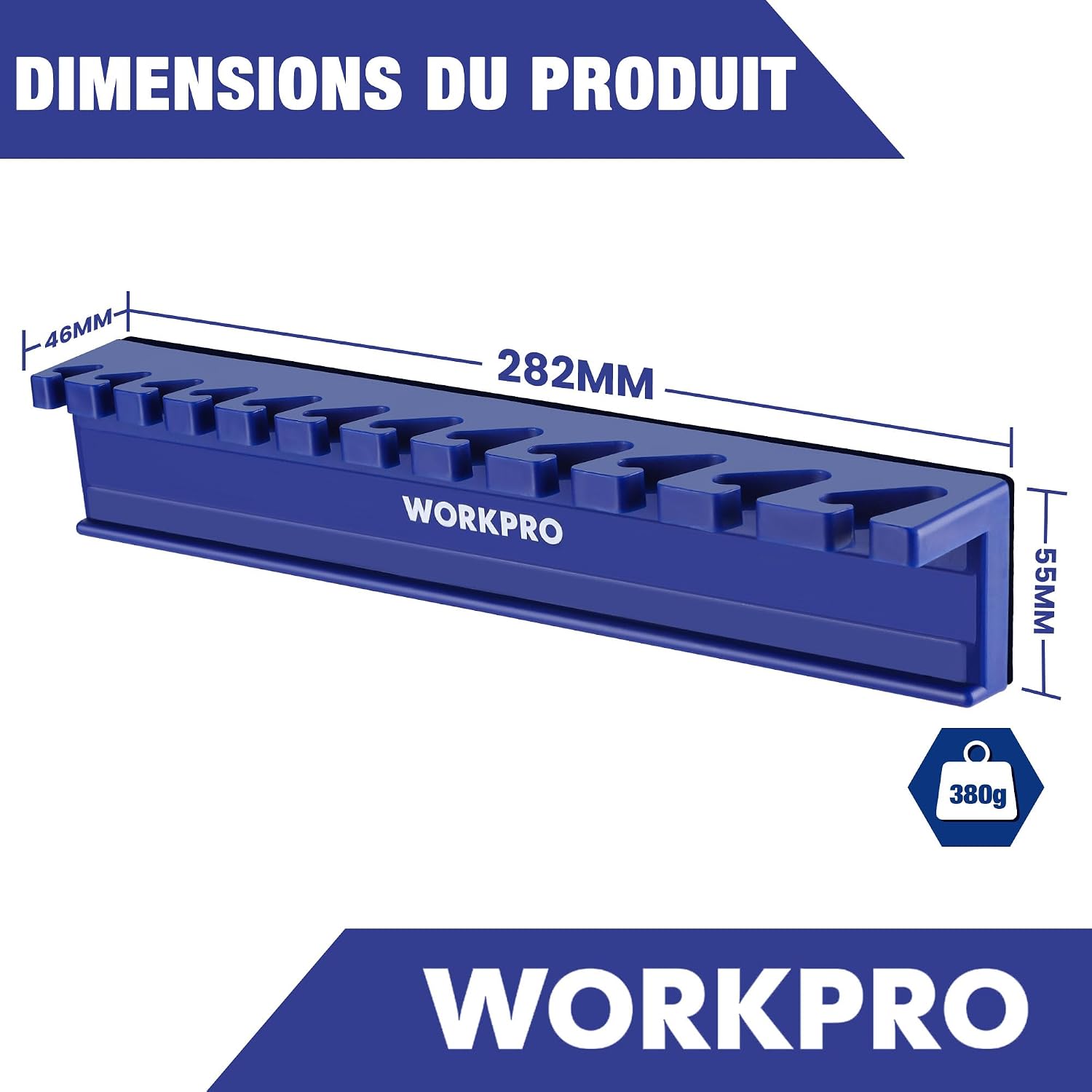 Detalle 2 de Support magnétique WORKPRO avec 12 emplacements ⚙
