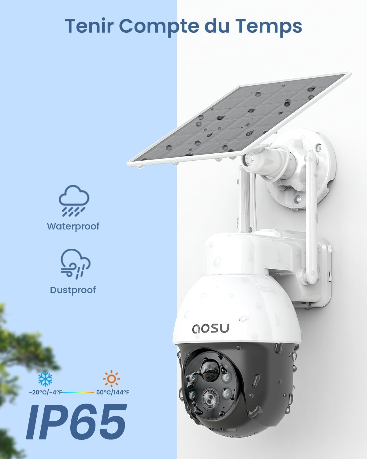 Thumbnail 6 de Caméra de surveillance solaire 2K PTZ