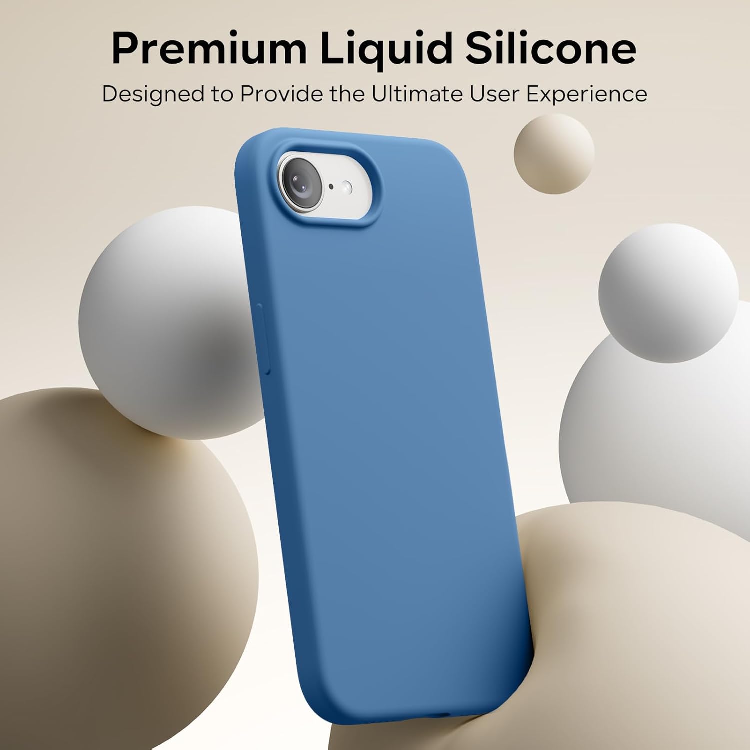 Thumbnail 4 de ACRONIX Slim Liquid Silicone case for iPhone 17e / 16e (6.1") in Blue