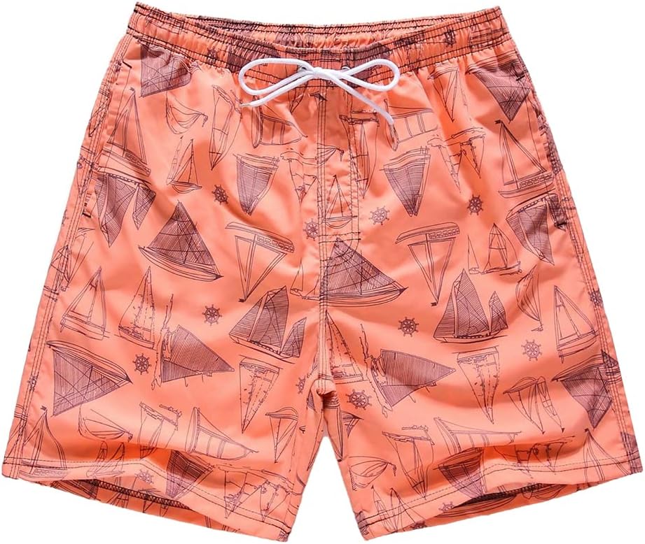 Thumbnail 5 de FedMois Boys Swimming Trunks Quick Dry Beach Shorts