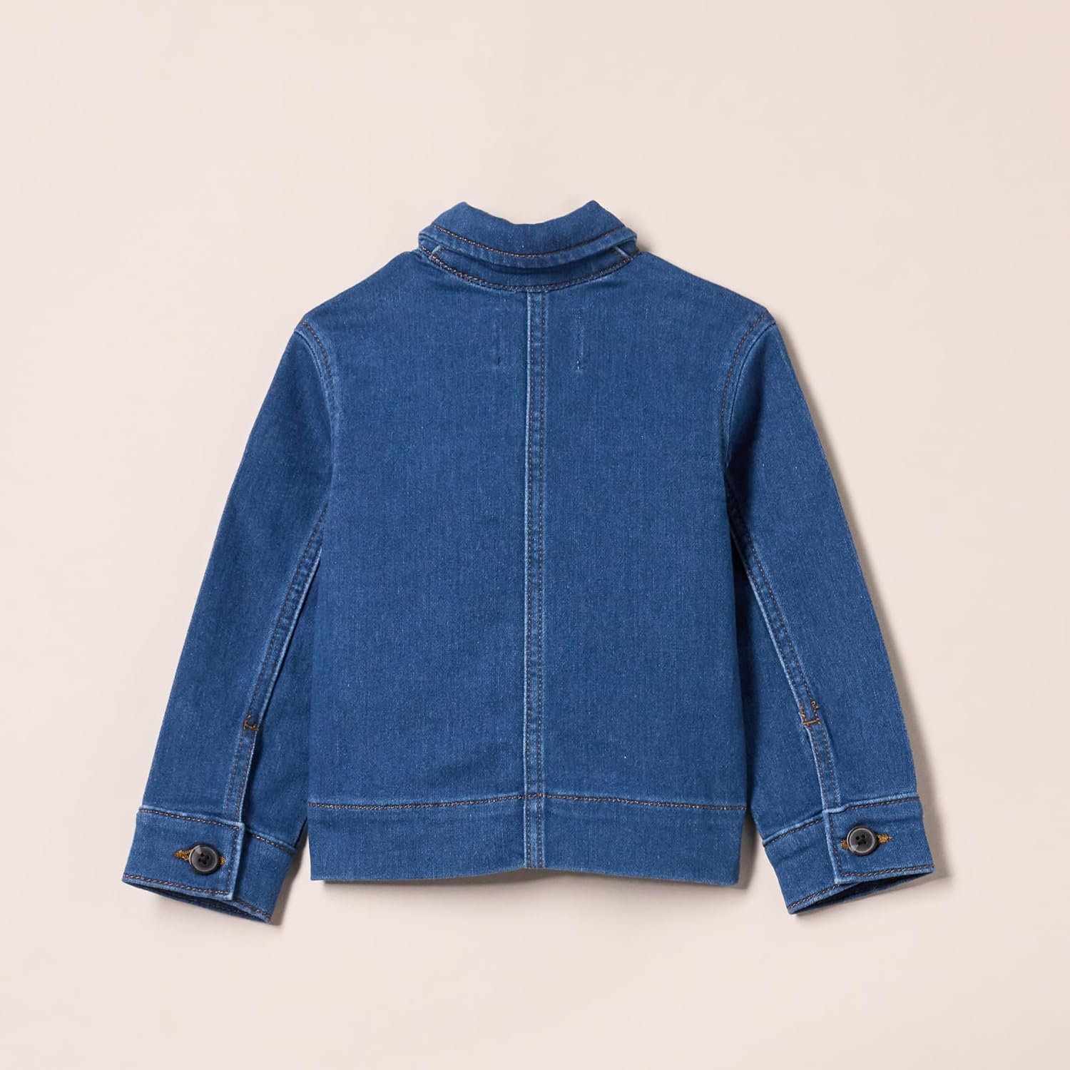 Detalle de Amazon Essentials Kinder Jeansjacke Chore mit lockerer Passform