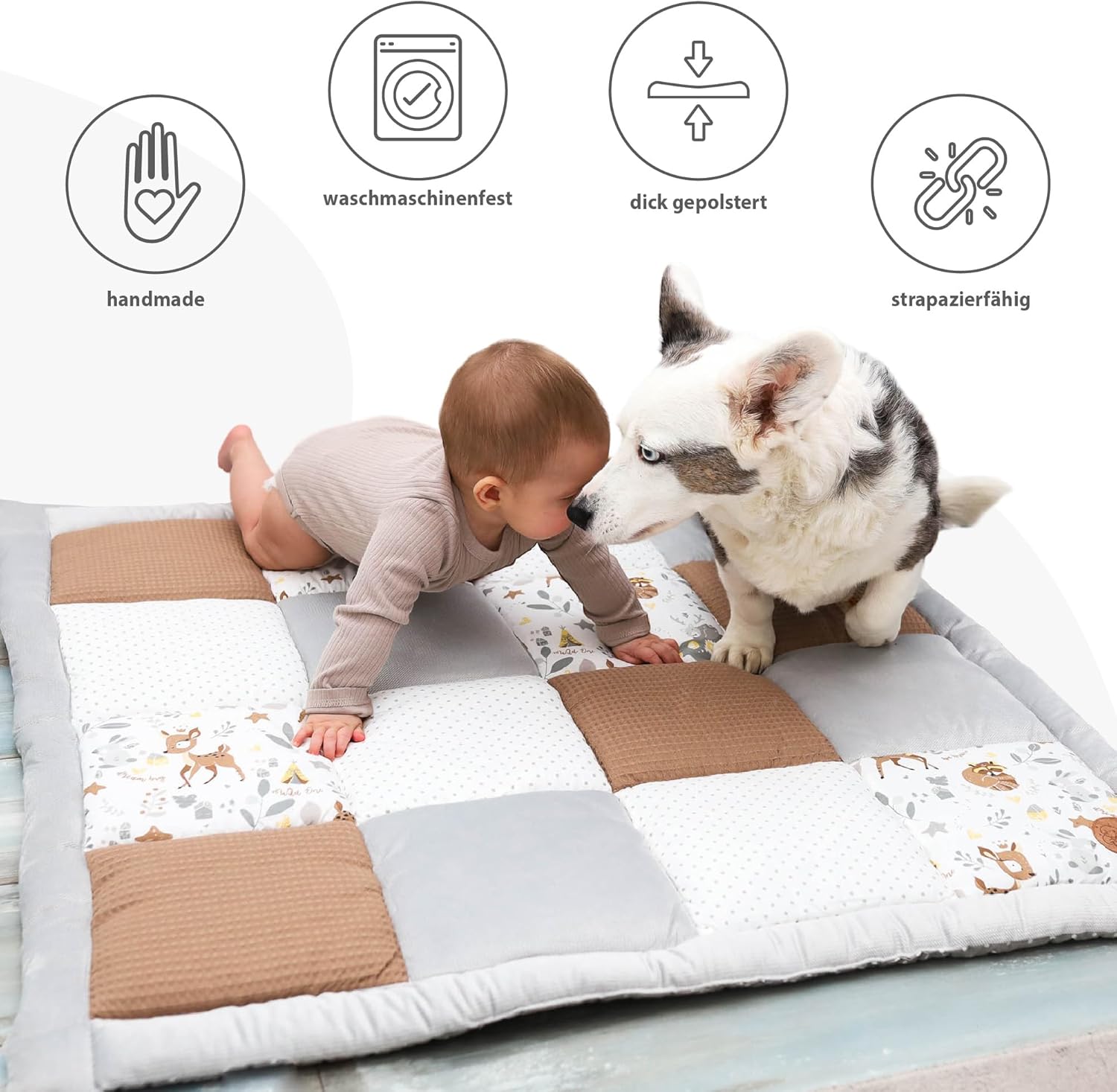 Thumbnail 4 de Krabbeldecke Spielmatte für Baby 4 cm