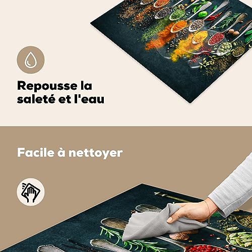 Detalle 2 de KitchenYeah Protege Plaque De Cuisson Décoration Cuisine Tapis - 59x52 cm