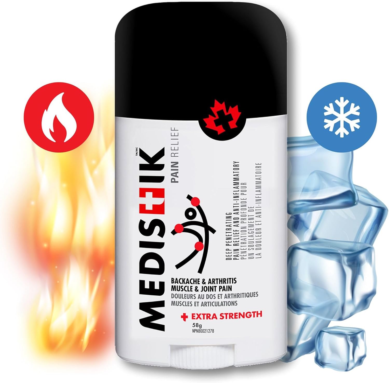 Detalle de Medistik topical pain relief stick and roll-on bundle