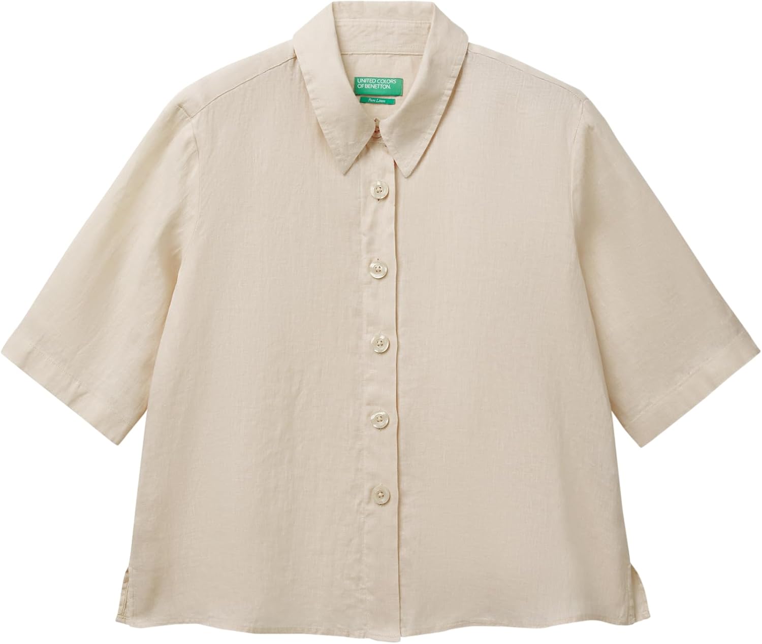 Thumbnail 5 de Benetton Damen Leinenbluse 5bml5qb75