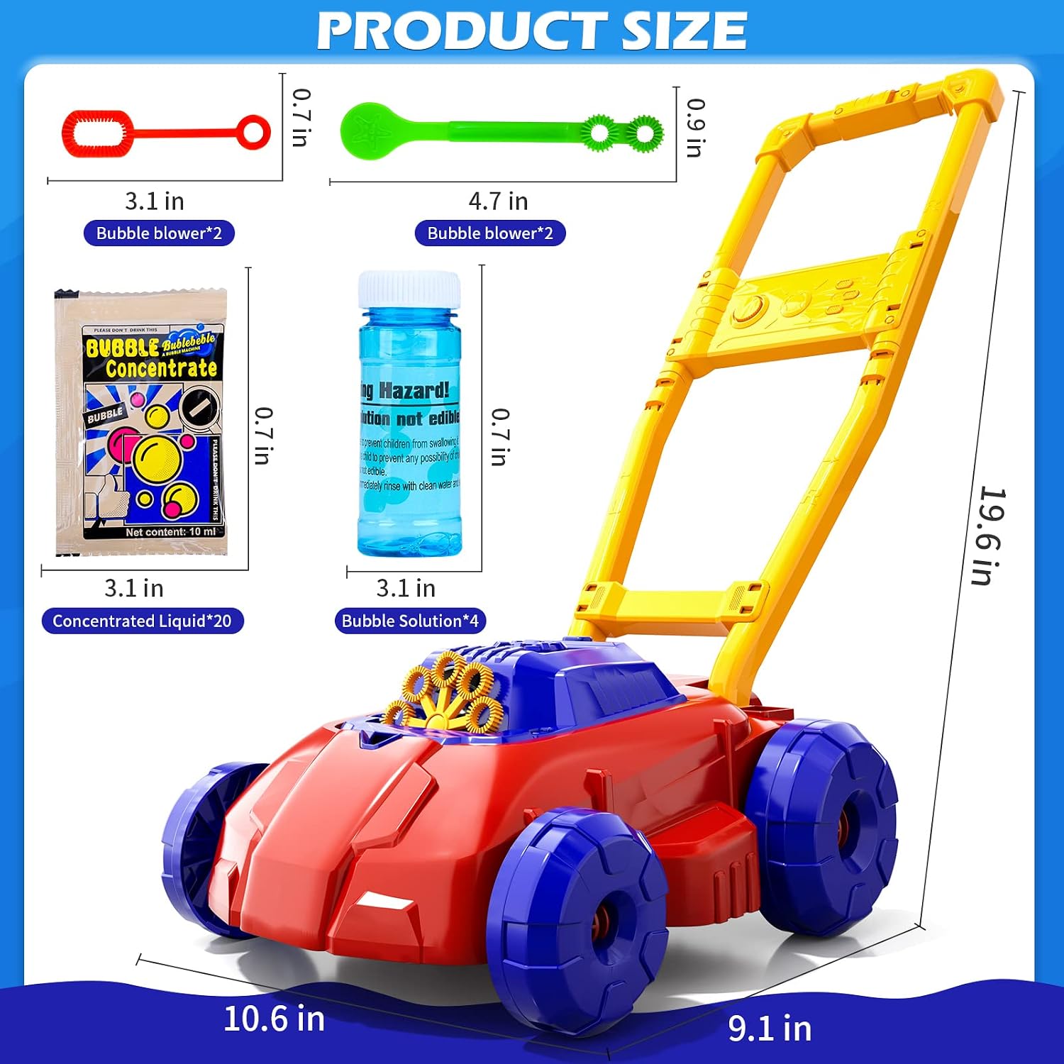 Thumbnail 6 de Doloowee bubble lawn mower toy