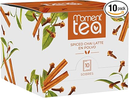 Detalle de Moment Tea Chai Latte ☕️ - Pack de 10 Sobres Monodosis