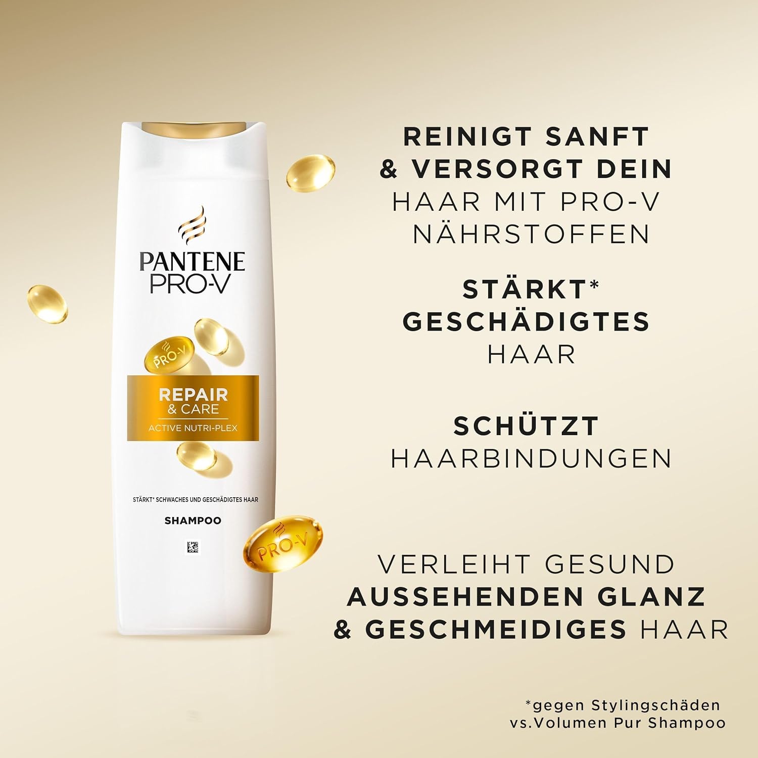 Detalle 1 de Pantene Pro-V Repair & Care Shampoo Duo Pack 2x500 ml