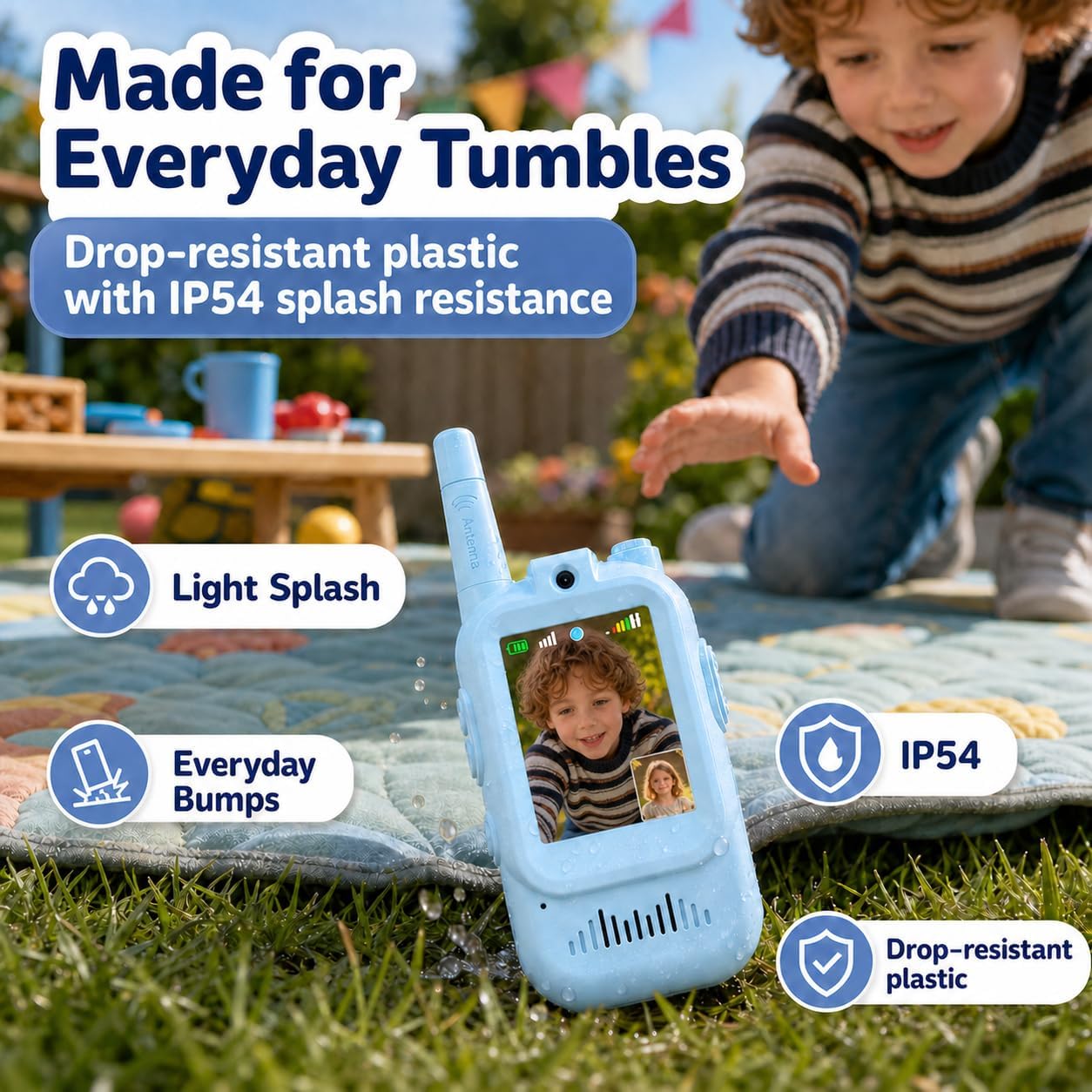 Detalle de Walkie Talkie for Kids with HD Camera 1200mAh