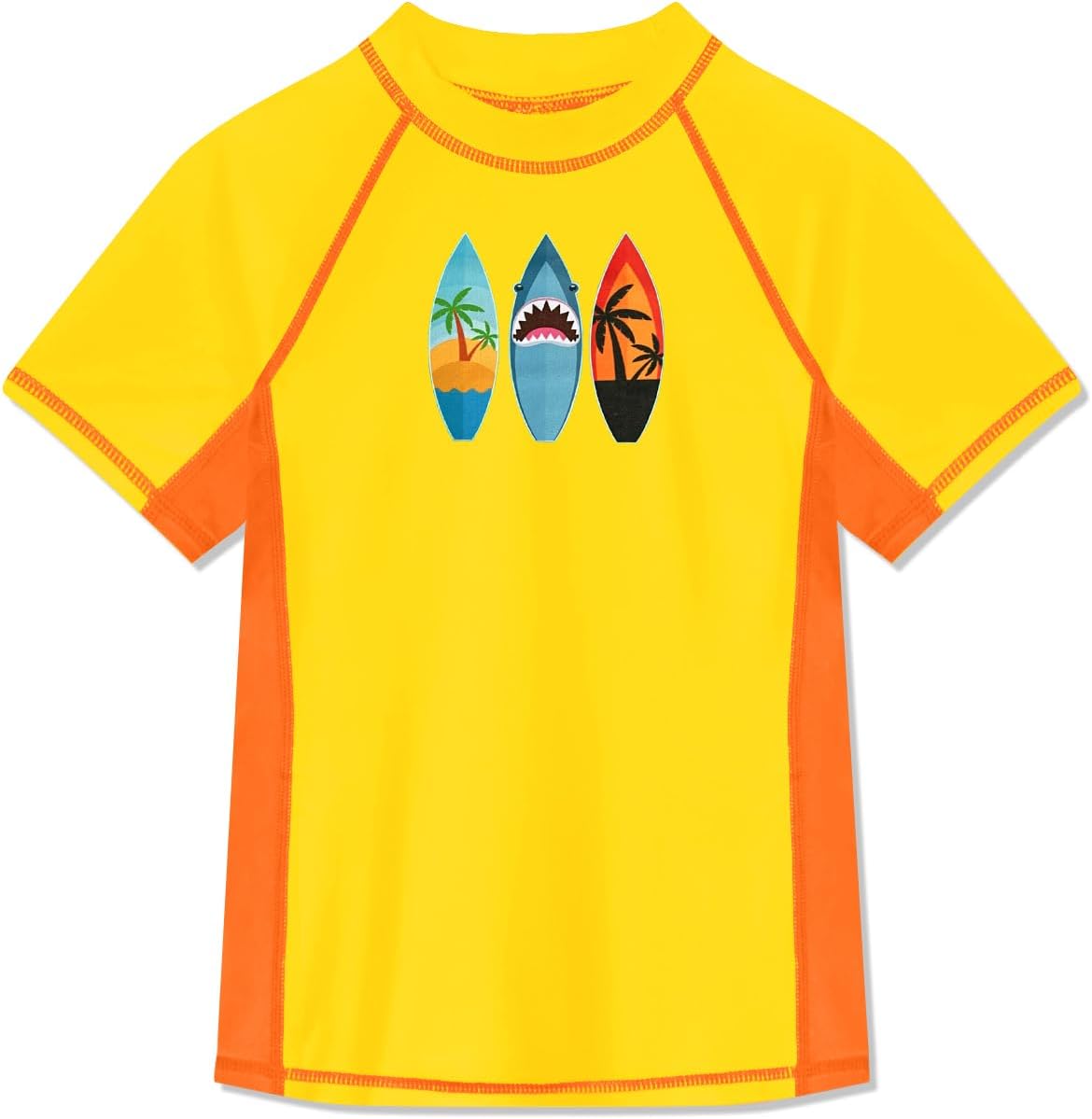 Detalle de BesserBay Jungen Rashguard Shirt UPF 50+ Kurzarm – UV-Schutz 110–160