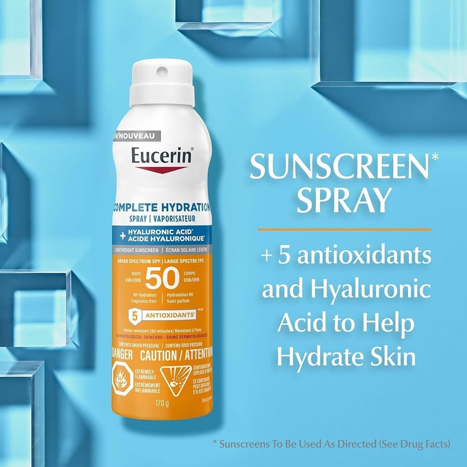 Detalle de Eucerin sunscreen spray SPF 50
