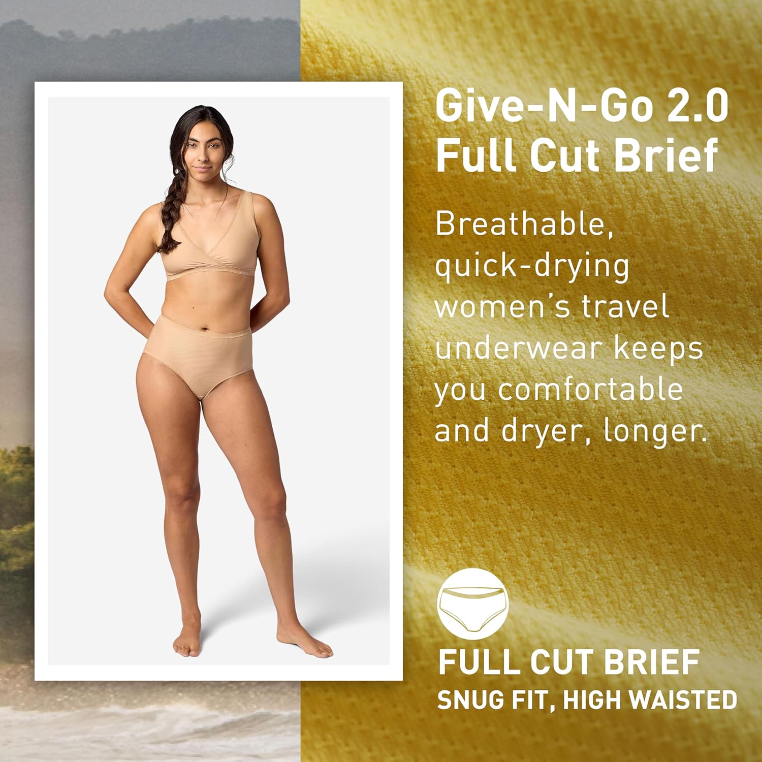 Thumbnail 2 de ExOfficio Women's Give-N-Go 2.0 Full Cut Brief — Breathable, Durable Travel Underwear