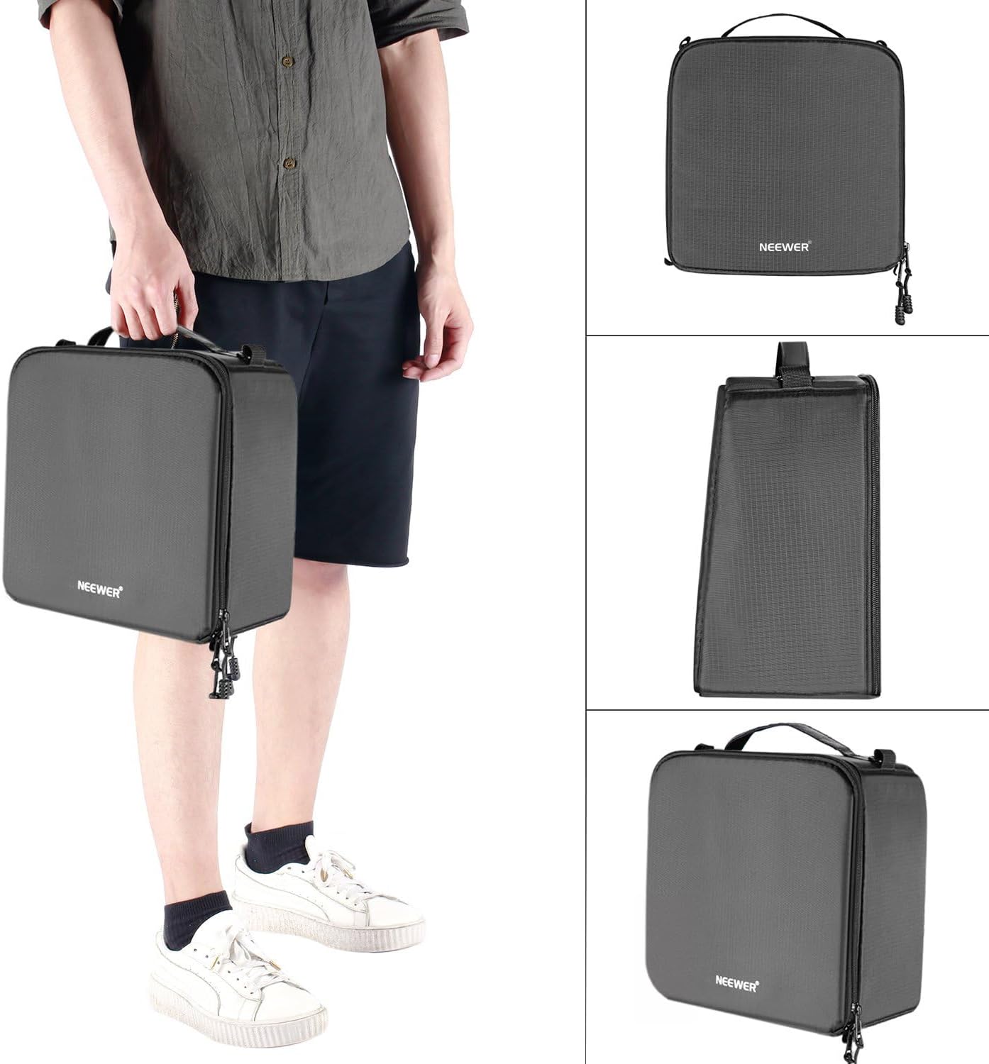 Detalle de NEEWER inserto divisorio imbottito impermeabile antiurto per borsa fotocamera SLR/DSLR e mirrorless