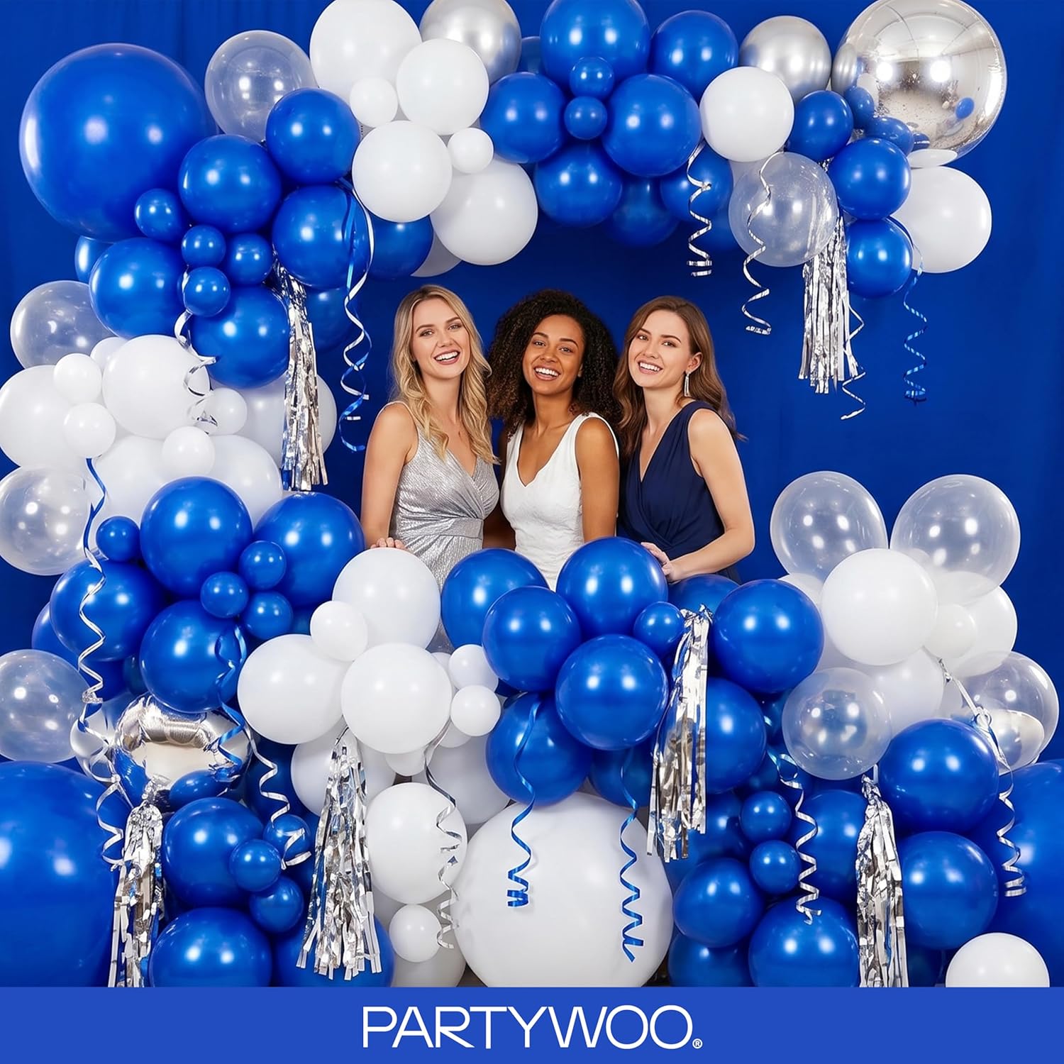 Thumbnail 4 de PartyWoo 140-Piece Navy Blue Balloon Kit for Arches, Garlands, and Celebrations