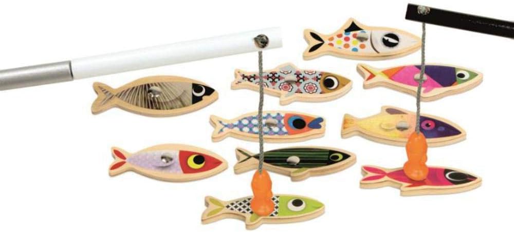 Thumbnail 1 de Janod Sardine Fishing Game – Jeu de pêche magnétique dès 2 ans (J08209)