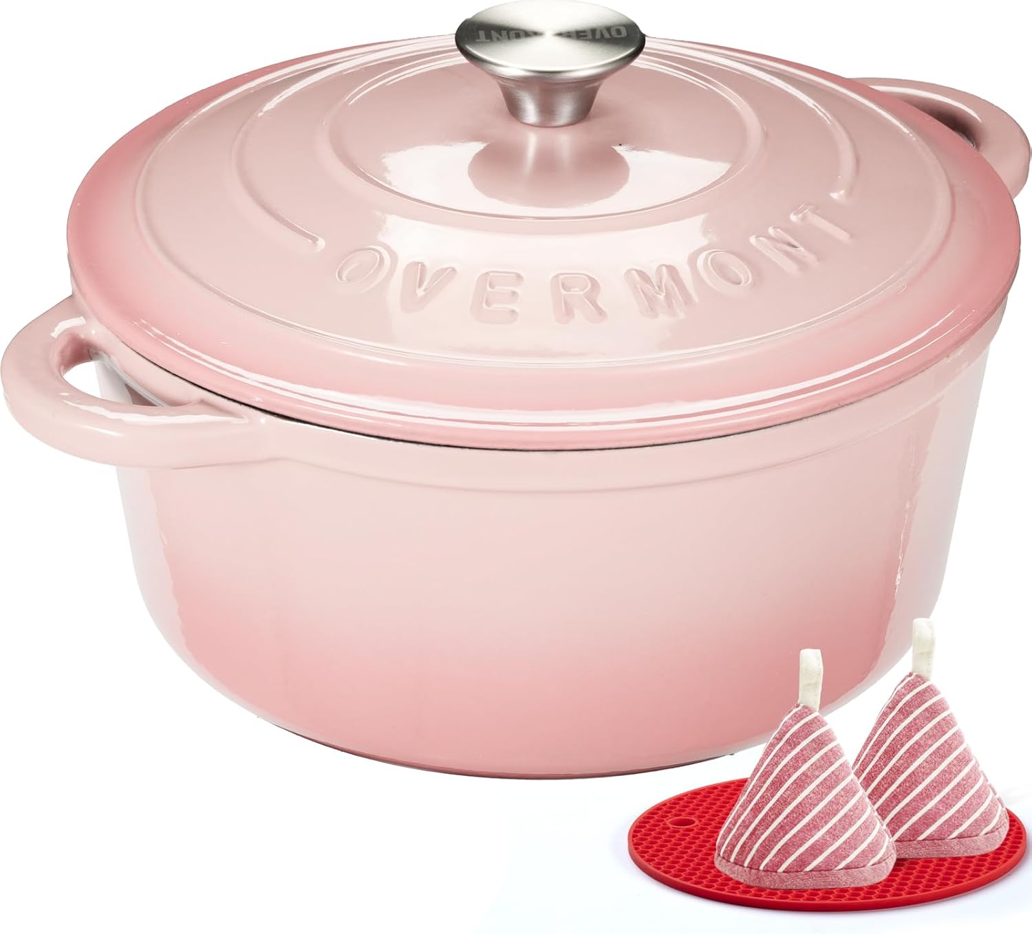 Detalle de Overmont 28cm enamelled cast iron casserole
