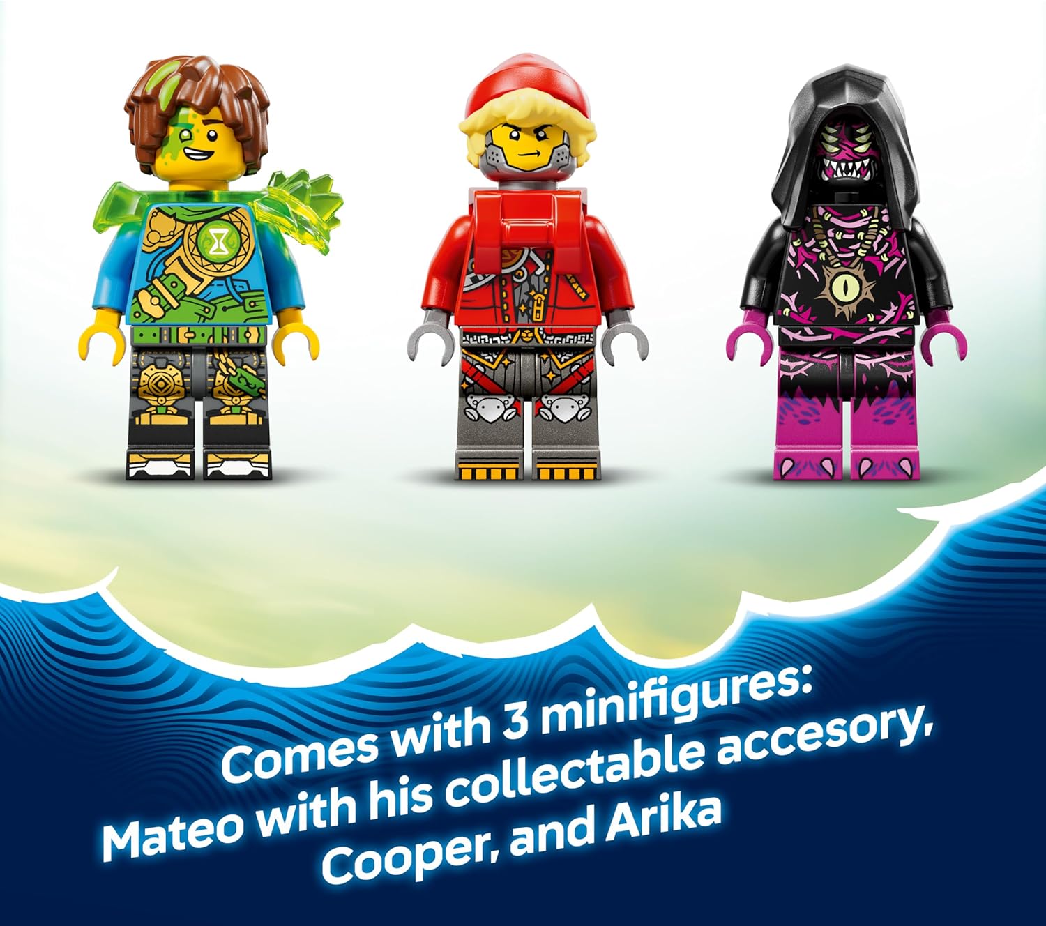 Thumbnail 3 de LEGO DREAMZzz 2in1 Nightmare Scorpion Digger 71513 – Includes 3 Minifigures, Biomechanical Wasp, Collectible Treasure Creature