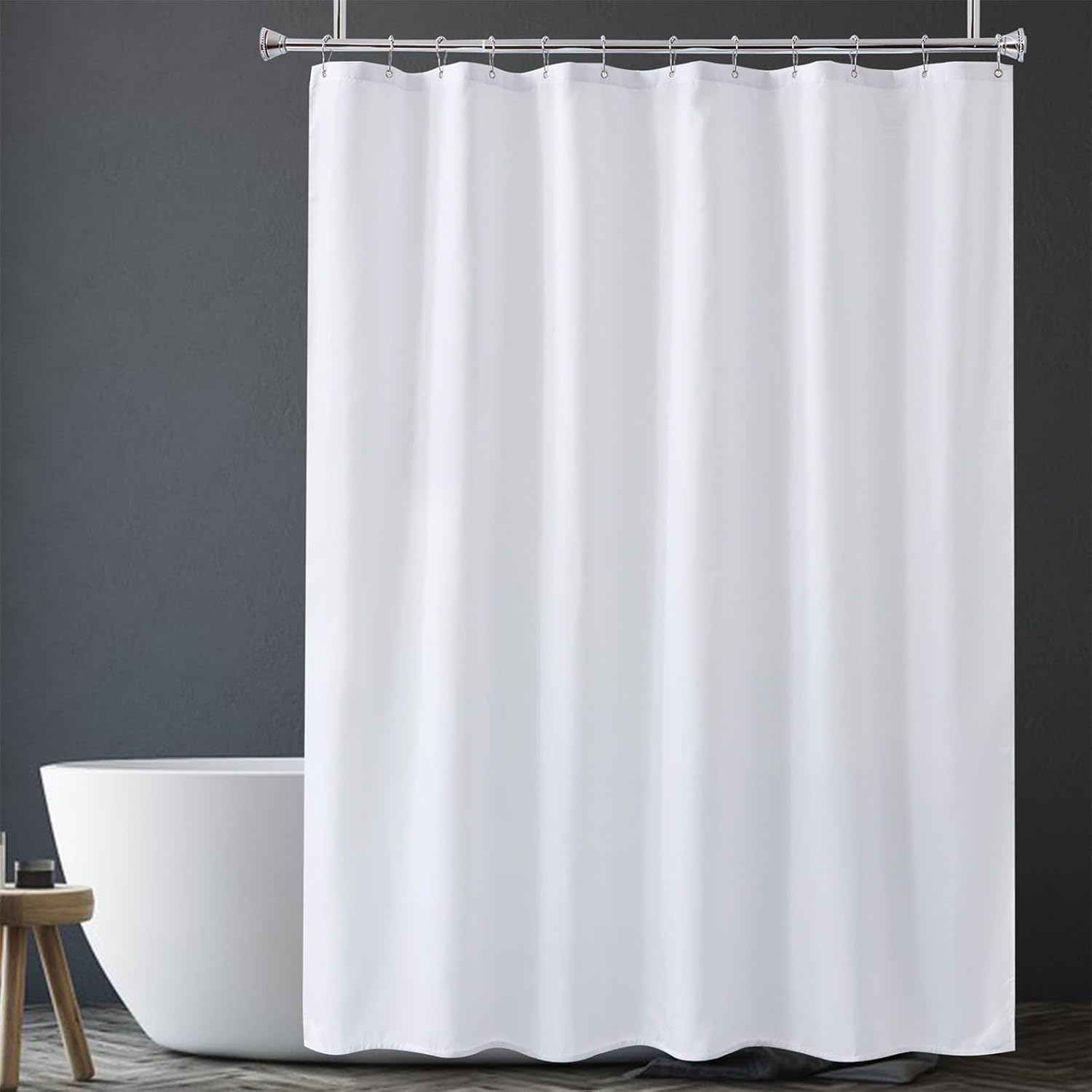Detalle de Amazer Shower Curtain Liner, 72 x 84 Inches
