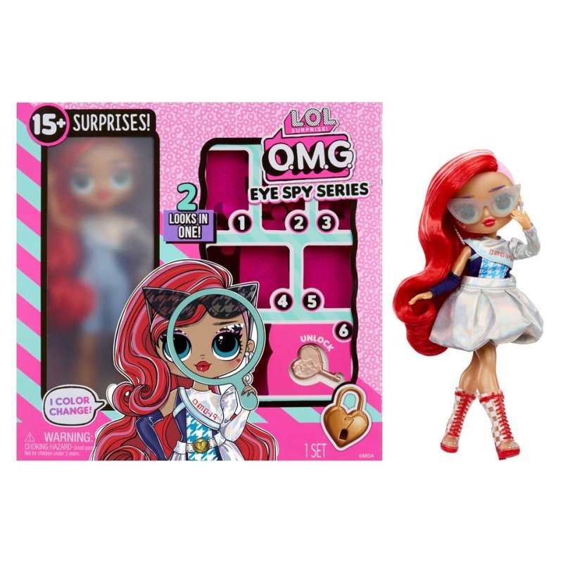 Detalle de Muñeca L.O.L. Surprise! OMG Eye Spy – Spy Multicolor de MGA Entertainment