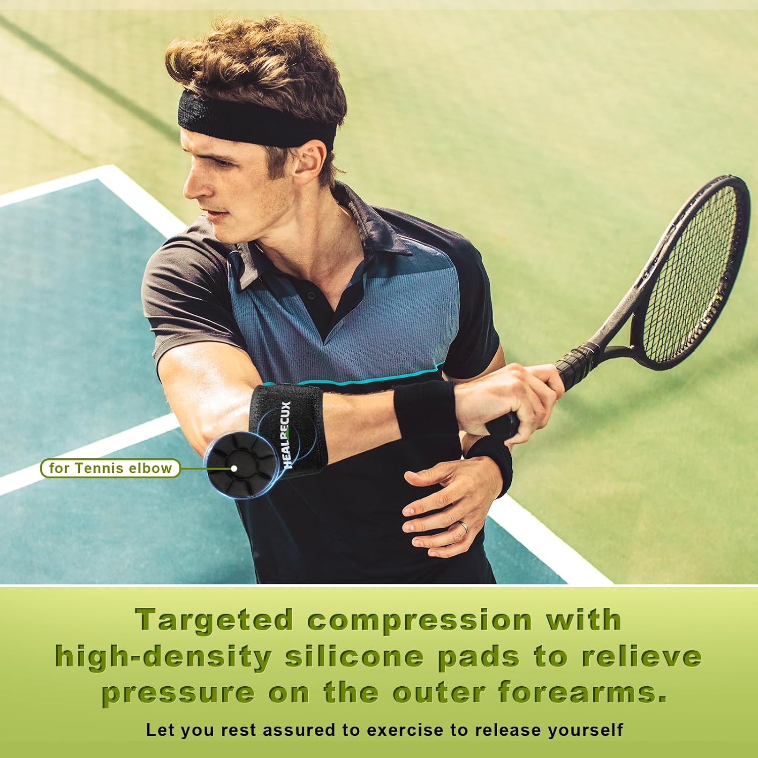 Thumbnail 2 de Healrecux Tennis Elbow Support Strap