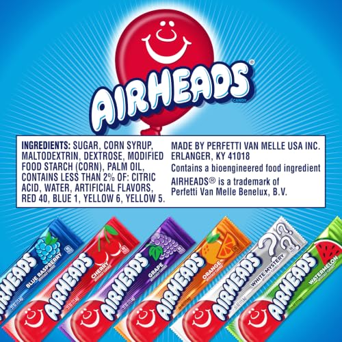 Thumbnail 8 de Airheads Full-Size Candy Bars, Assorted Taffy Variety Pack, 60 Count Box