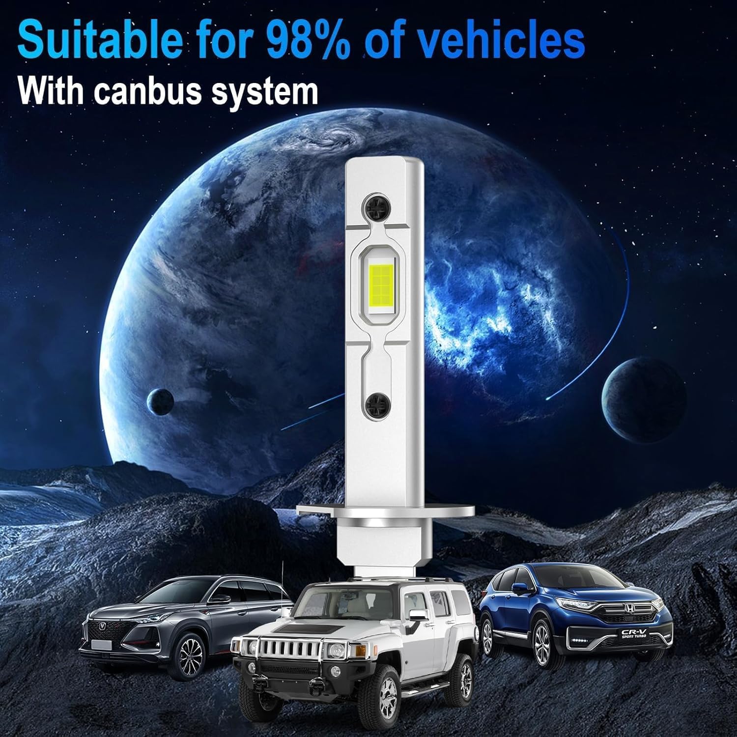 Thumbnail 2 de AUXIRACER Lampadina H1 LED 6500K 100W