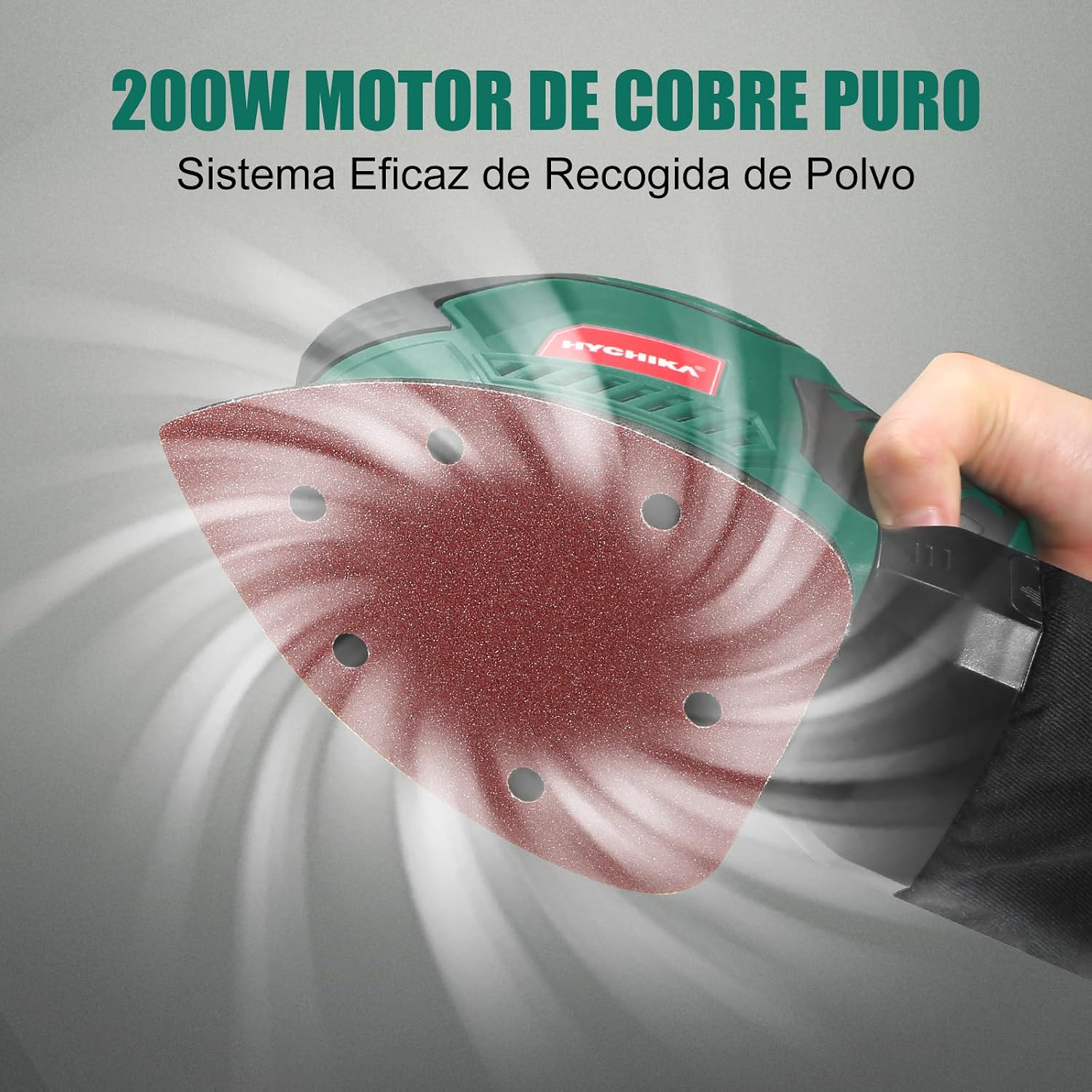 Detalle de HYCHIKA Lijadora Madera 200W