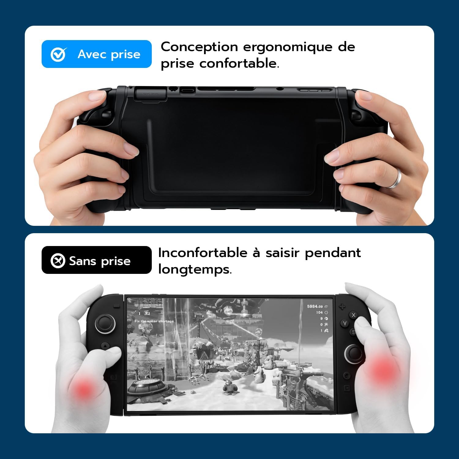 Thumbnail 6 de Wigearss Coque pour Nintendo Switch 2 antidérapante